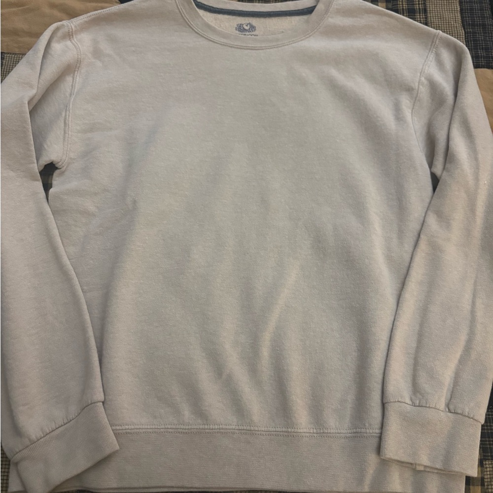 Fruit of the Loom Men's Light Tan Crewneck Sweater